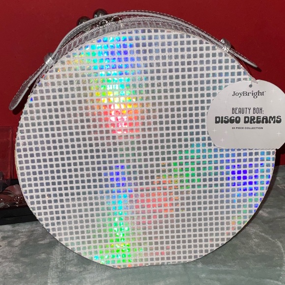 JoyBright Cosmetic Makeup Palette Set in Silver Case - Blue, Pink, Brown Shades - Picture 8 of 9